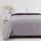 Alternate image 3 for Simply Essential&trade; Solid Twin/Twin XL Comforter in Grey