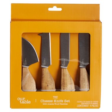 Our Table&trade; 4-Piece Cheese Knife Set. View a larger version of this product image.