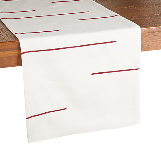 Alternate image 1 for Studio 3B™ Stitched Lines Table Runner