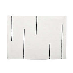Studio 3B™ Stitched Lines Placemat in Black/White