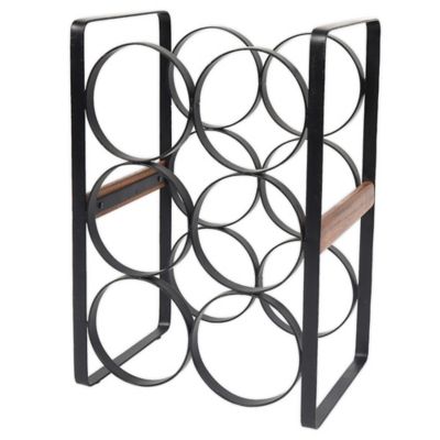 Our Table&trade; 6-Bottle Metal Wine Rack in Black