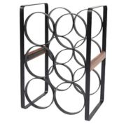 Our Table&trade; 6-Bottle Metal Wine Rack in Black