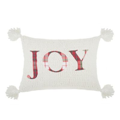 Bee & Willow&trade; Joy Oblong Holiday Throw Pillow