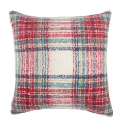 Bee &amp; Willow&trade; Plaid Holiday Square Throw Pillow