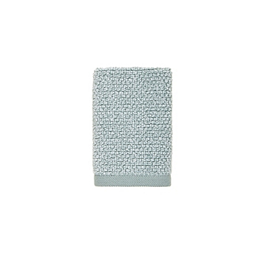 Haven&trade; Heathered Pebble Organic Cotton Washcloth in Chinois Green. View a larger version of this product image.