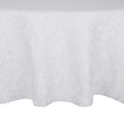 Bee &amp; Willow&trade; Winter Snow Jacquard 70-Inch Round Tablecloth in White