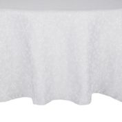Bee &amp; Willow&trade; Winter Snow Jacquard 70-Inch Round Tablecloth in White