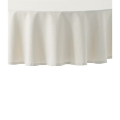 Bee &amp; Willow&reg; Solid Hemstitch 70-Inch Round Tablecloth in White
