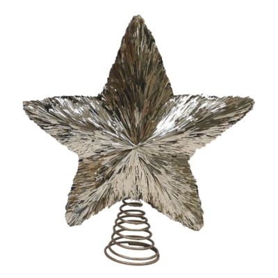 H for Happy&trade; 11-Inch Modern Star Christmas Tree Topper in Gold