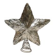 H for Happy&trade; 11-Inch Modern Star Christmas Tree Topper in Gold