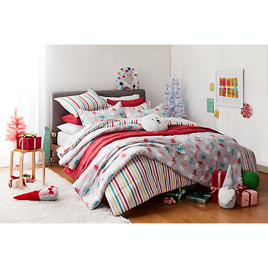 Alternate image 1 for Marmalade™ Stripe 7-Piece Reversible Queen Comforter Set