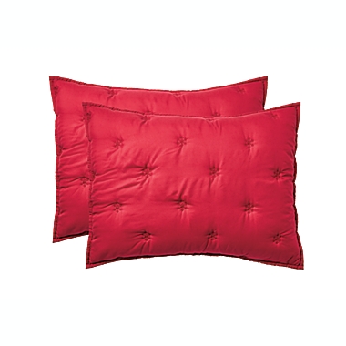Marmalade&trade; Snowflake 2-Piece Reversible Twin Quilt Set in Red. View a larger version of this product image.