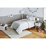 Marmalade&trade; Snowflake 2-Piece Reversible Twin Quilt Set in Grey