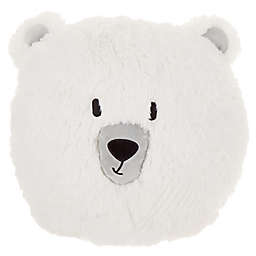 Marmalade&trade; Polar Bear Decorative Round Throw Pillow in White