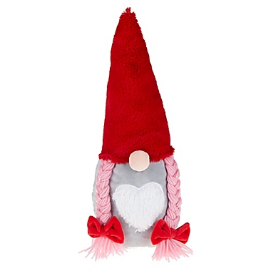 Marmalade&trade; Pigtail Braid Gnome Decorative Throw Pillow in Pink. View a larger version of this product image.