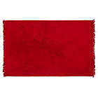 Alternate image 0 for Bee &amp; Willow&trade; 20&quot; x 30&quot; Chenille Christmas Bath Rug in Red