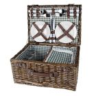Alternate image 4 for Bee &amp; Willow&trade; Picnic Basket with Service for 4 in Grey