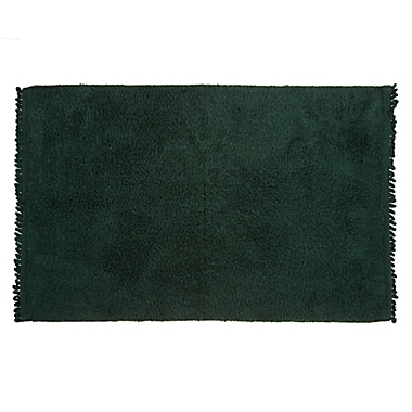 Bee &amp; Willow&trade; 20&quot; x 30&quot; Chenille Christmas Bath Rug in Green. View a larger version of this product image.