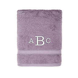 Nestwell™ Hygro Monogram Cotton Solid Bath Towel in Grey Ridge