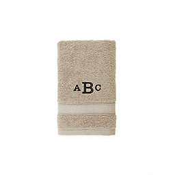 Nestwell™ Hygro Monogram Cotton Solid Hand Towel in Feather Grey
