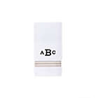 Alternate image 0 for Nestwell&trade; Hygro Fashion Stripe Monogram Fingertip Towel in Feather Tan