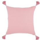 Alternate image 2 for H for Happy&trade; Beaded Tassel Tree Christmas Square Throw Pillow in Pink
