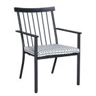 Alternate image 2 for Bee &amp; Willow&trade; Windsor Outdoor Stacking Chairs in Black (Set of 2)