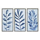 Alternate image 0 for Bee &amp; Willow&trade; Leaves 15-Inch x 30-Inch Embellished Framed Wall Art (Set of 3)
