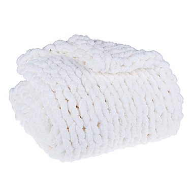 Studio 3B&trade; Chunky Knit Throw Blanket in Coconut Milk. View a larger version of this product image.