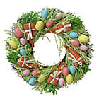 Alternate image 0 for H for Happy&trade; 22-Inch Easter Greenery Wreath