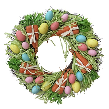 H for Happy&trade; 22-Inch Easter Greenery Wreath. View a larger version of this product image.