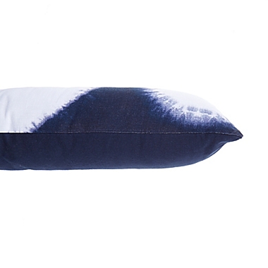 Studio 3B&trade; Shibori Lumbar Throw Pillow in Indigo. View a larger version of this product image.