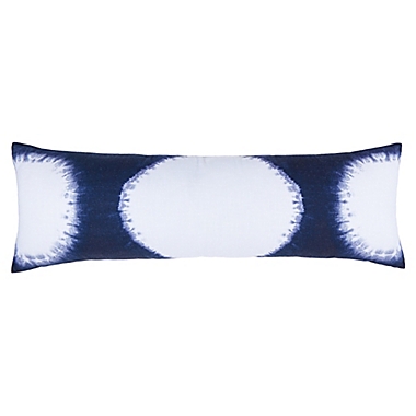 Studio 3B&trade; Shibori Lumbar Throw Pillow in Indigo. View a larger version of this product image.