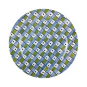 Everhome&trade; Check Melamine Dinner Plate