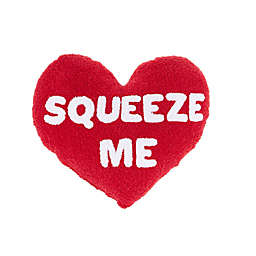 H for Happy™ Valentine's Day Heart-Shaped Squeeze Me Throw Pillow in Red