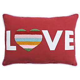 H for Happy™ Valentine's Day Love Rectangular Throw Pillow