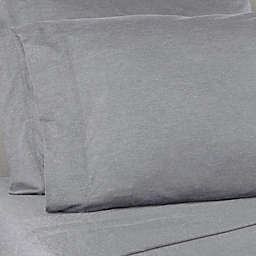 Studio 3B™ Jersey Standard Pillowcases in Heather Grey (Set of 2)