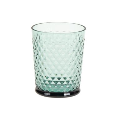 Bee &amp; Willow&trade; Double Old Fashioned Glass in Green. View a larger version of this product image.