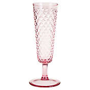 Bee &amp; Willow&trade; Textured Champagne Flute in Pink