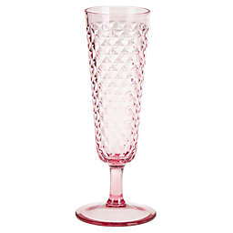 Bee & Willow™ Textured Champagne Flute in Pink
