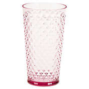 Bee &amp; Willow&trade; Textured Highball Glass in Pink