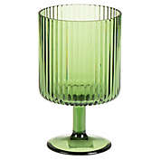 Textured Stacking Goblet in Green