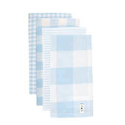 Bee & Willow™ Check and Stripe Napkins in Skyway(Set of 4)