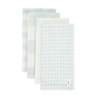 Alternate image 0 for Bee &amp; Willow&trade; Check and Stripe Napkins in Smoke(Set of 4)