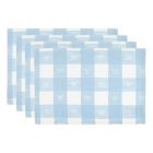 Alternate image 1 for Bee &amp; Willow&trade; Gingham Bee Placemats in Skyway (Set of 4)