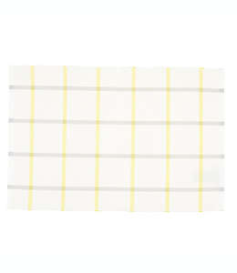 Manteles individuales de algodón Simply Essential™ Windowpane color gris/amarillo