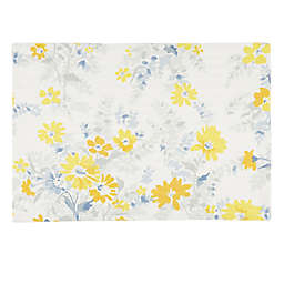 Bee & Willow™ Daisy Floral Bouquet/Ticking Stripe Reversible Placemat (Set of 4)