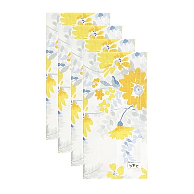 Bee &amp; Willow&trade; Daisy Floral Bouquet Napkins (Set of 4). View a larger version of this product image.