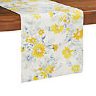 Alternate image 0 for Bee &amp; Willow&trade; Daisy Floral Bouquet/Ticking Stripe 90-Inch Reversible Table Runner