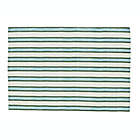 Alternate image 0 for Everhome&trade; Zig-Zag Stripe Placemats in Green/Blue (Set of 4)